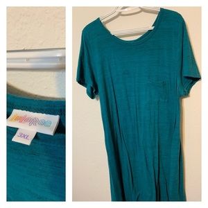 Teal heathered Carly